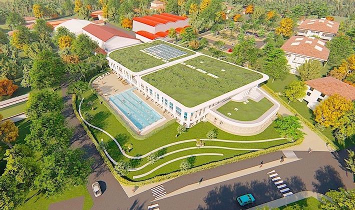 toit végétalisé Anglet, réalisation Floriparc